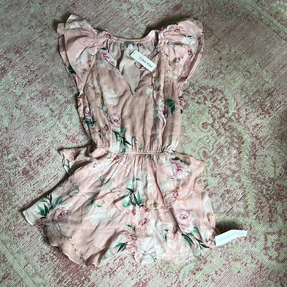 New With Tags!! Yumi Kim Pink Floral Dress